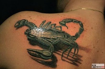 18_3D Scorpion 3D Tattoo