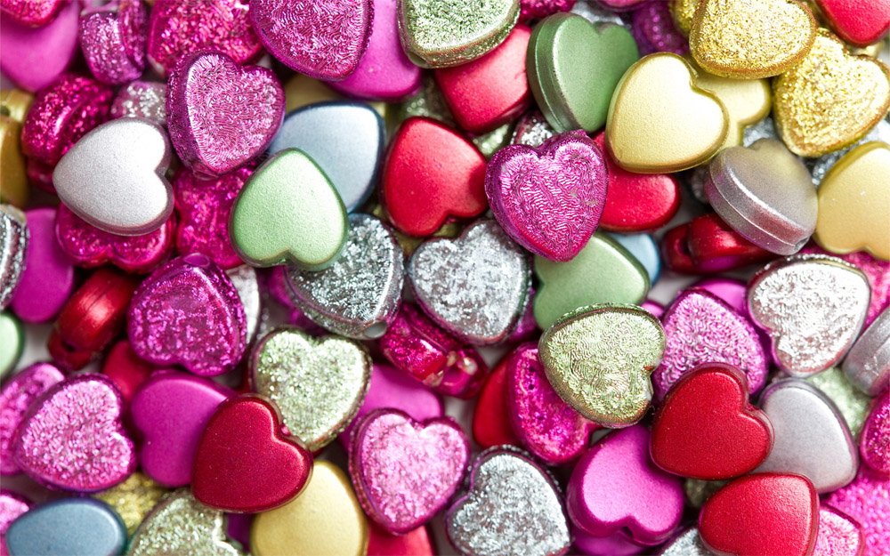 Colorful Heart Shaped Wallpapers for Desktop