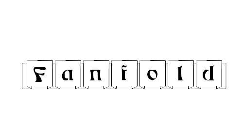 Fanfold Font