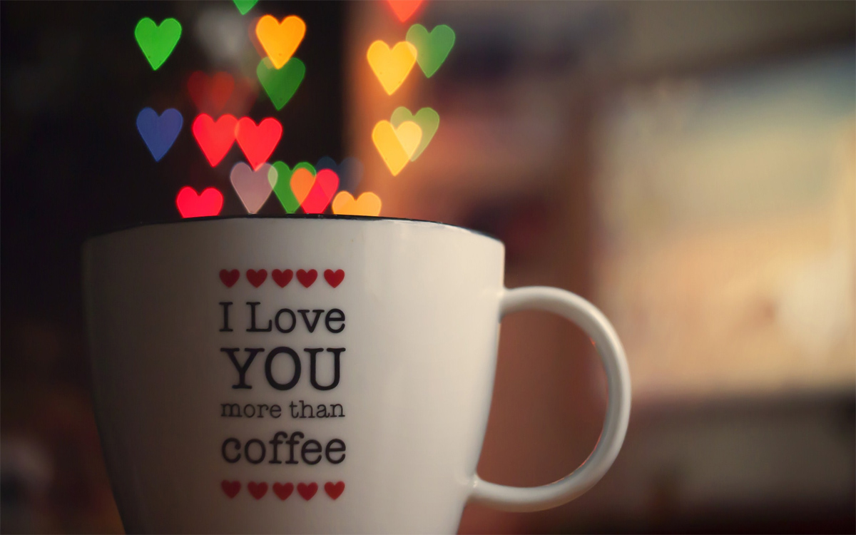 I Love You in Coffee Cup HD Wallpapers