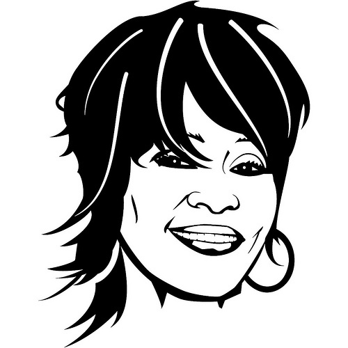 Whitney Houston Illustration
