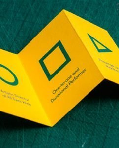 22 Awe-Inspiring Folded Business Card Designs