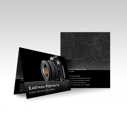 Vistaprint Folded Business Card - Camera