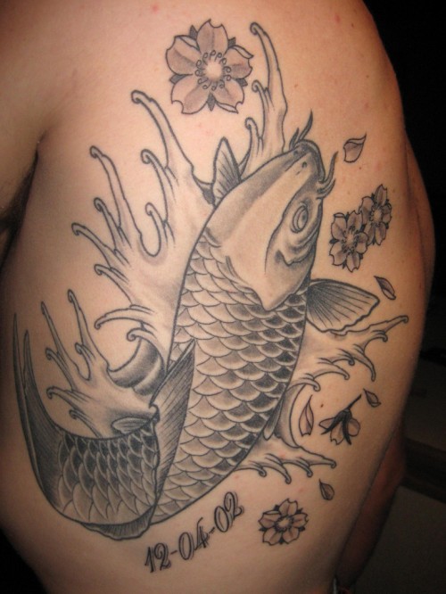 Outstanding Koi Fish Tattoo