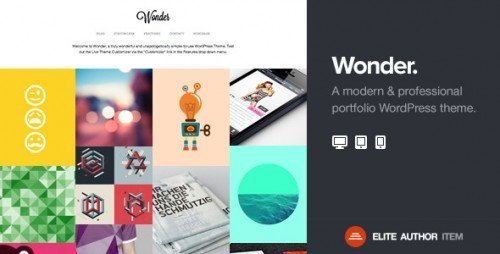 Wonder - Professional WP Portfolio Theme