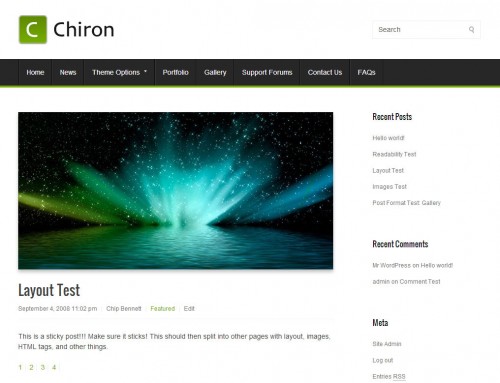 Chiron WordPress Theme