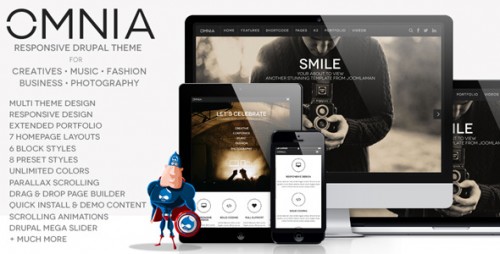 Omnia - Multi Purpose Agency Drupal Theme