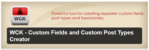 Custom Fields and Custom Post Types Creator