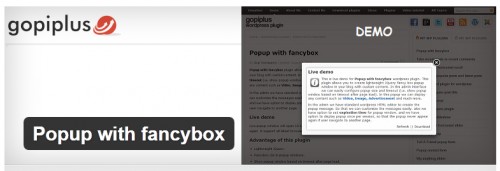 Popup with Fancybox