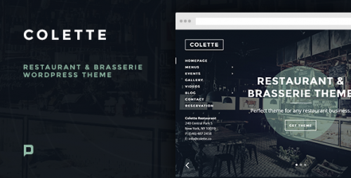 Colette: Restaurant & Brasserie WordPress Theme