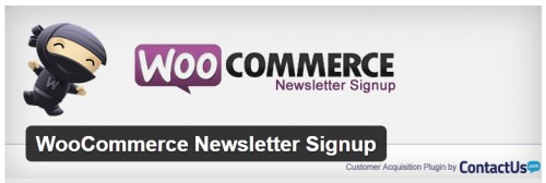WooCommerce Newsletter Signup