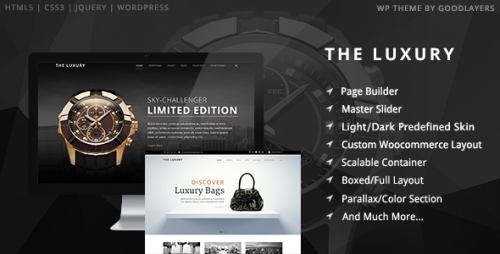 The Luxury - Dark/Light Responsive WordPress Theme