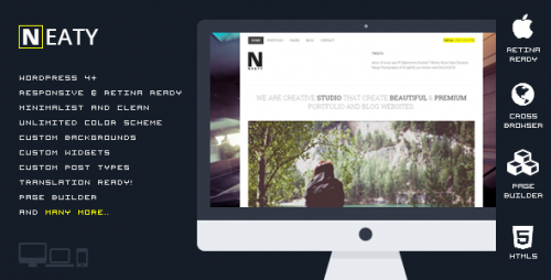 Neaty - Responsive Portfolio WordPress Theme