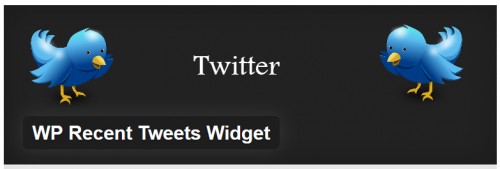 WP Recent Tweets Widget