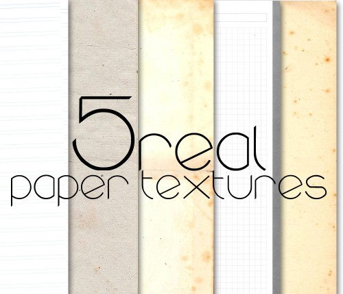 HQ Real Paper Textures
