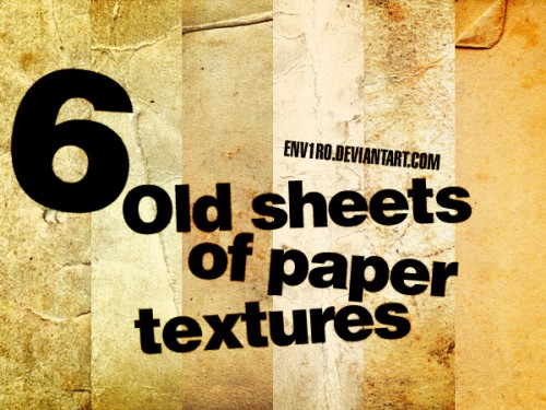 Old Sheets of Paper Textures