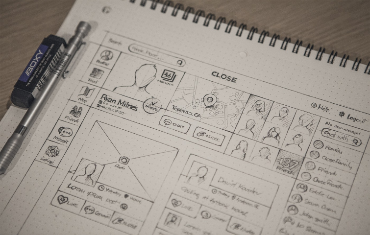 Sketch your wireframe