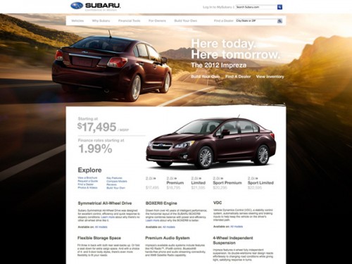 Subaru Concept Site