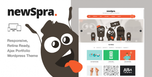 NewSpra - Ajax Portfolio WordPress Theme