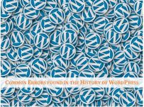 Common Errors Found in the History of WordPress